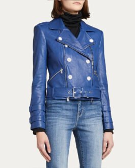 Women’s Billie Belted Leather Jacket