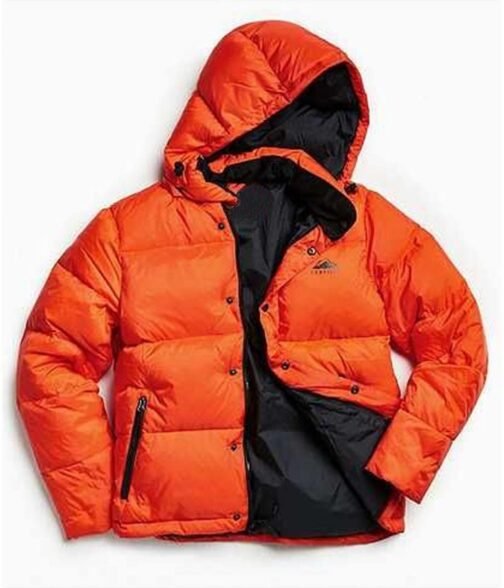 Orange Billie Eilish Puffer Jacket