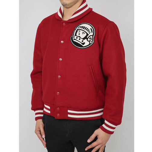 Astro BBC Burgundy Varsity Jacket - Image 7