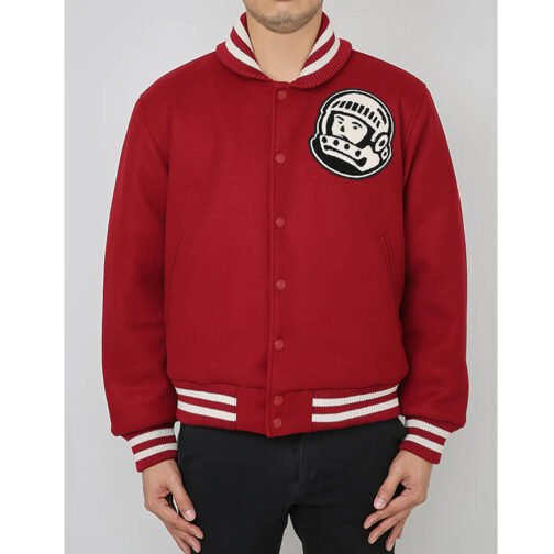 Astro BBC Burgundy Varsity Jacket - Image 5
