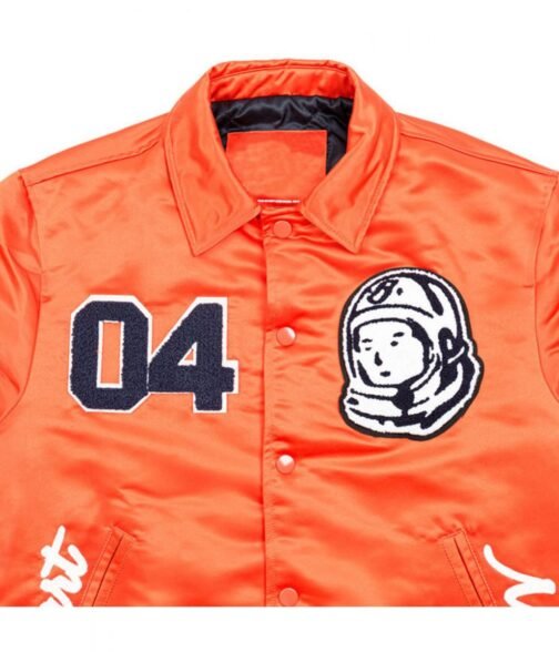 Billionaire Boys Club Astro Classic Satin Orange Jacket - Image 3