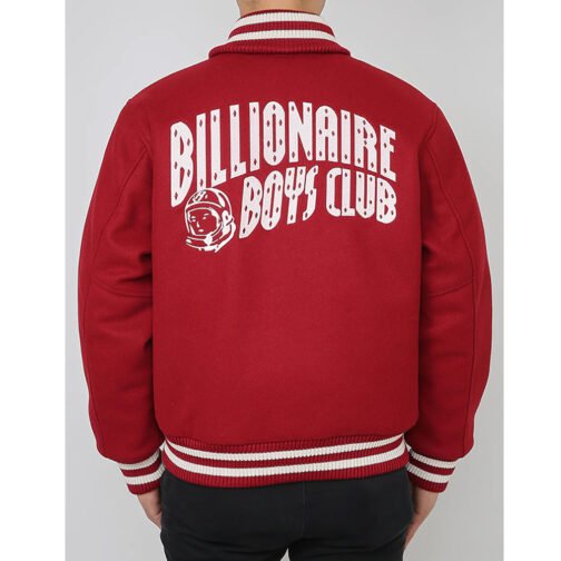Astro BBC Burgundy Varsity Jacket - Image 6