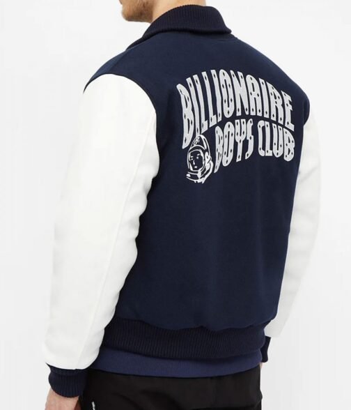 Billionaire Boys Club Appliquéd Felt Varsity Jacket - Image 7