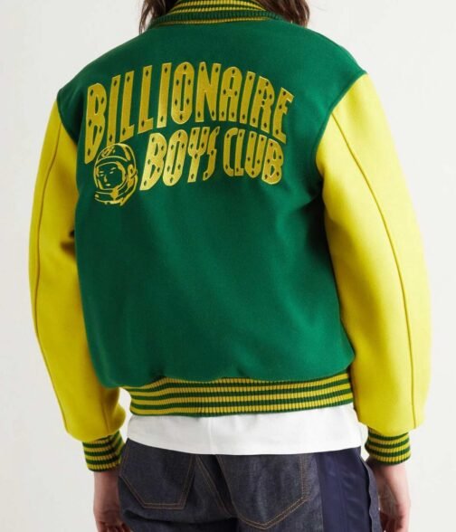 Billionaire Boys Club Appliquéd Felt Varsity Jacket - Image 5