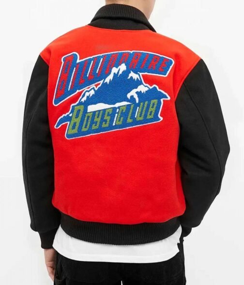 Billionaire Boys Club Mountain Letterman Logo Jacket - Image 2
