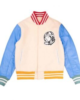 BBC Spaceman Logo Varsity Letterman Jacket