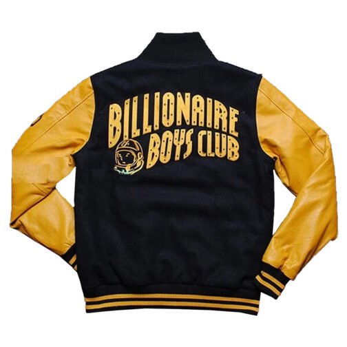 BBC Varsity Yellow and Black Jacket - Image 2