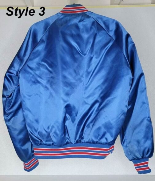 Mafia Buffalo Bills Blue Satin Jacket - Image 8