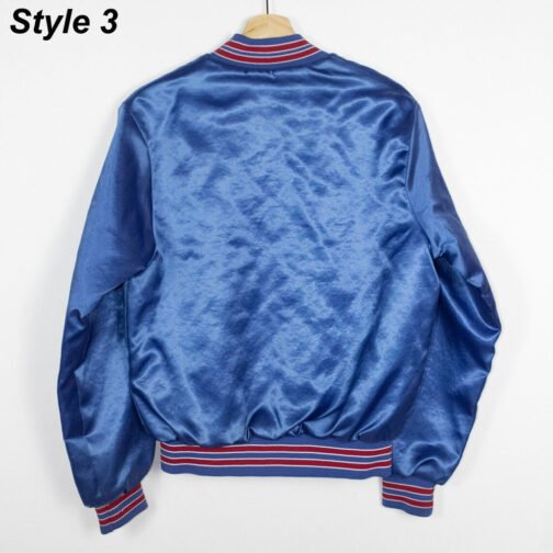 Mafia Buffalo Bills Blue Satin Jacket - Image 6