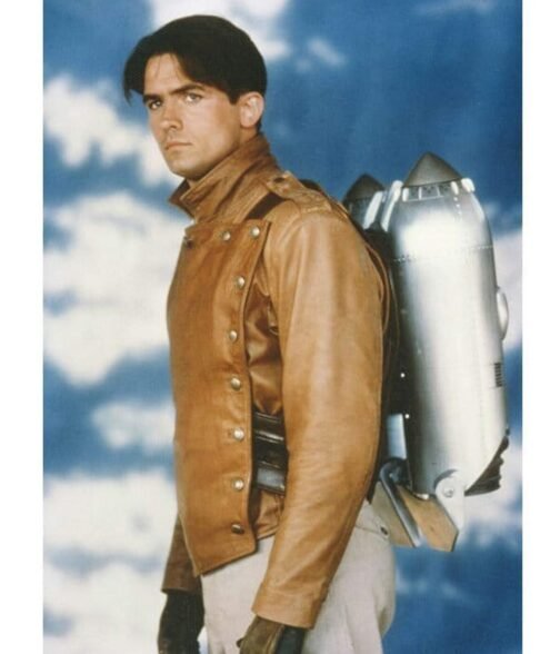 The Rocketeer Billy Campbell Leather Jacket - Image 5