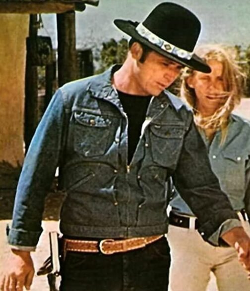 Billy Jack Tom Laughlin Blue Denim Jacket - Image 6