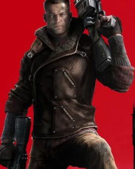 BJ Blazkowicz Wolfenstein New Order Shearling Jacket