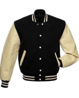 Varsity Wool and Leather Jacket