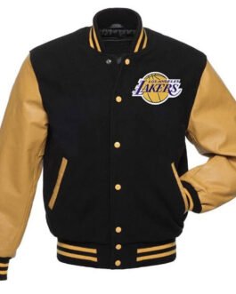 Los Angeles Lakers Black/Gold Varsity Jacket