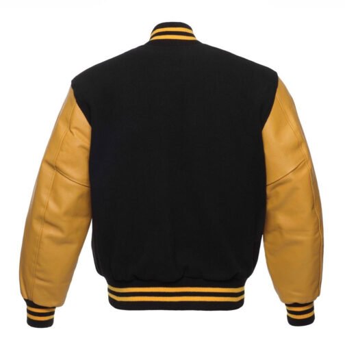 Varsity Wool and Leather Jacket - Image 17