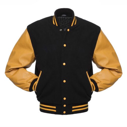 Varsity Wool and Leather Jacket - Image 10