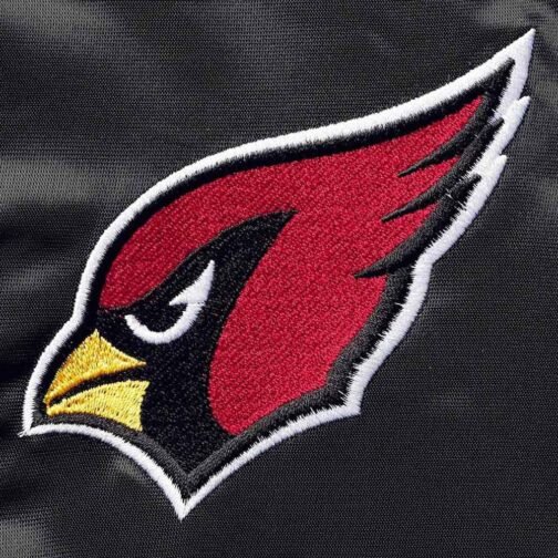 Black Arizona Cardinals Locker Room Jacket - Image 4