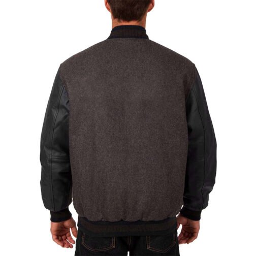 Black/Charcoal Chicago White Sox Varsity Jacket - Image 2