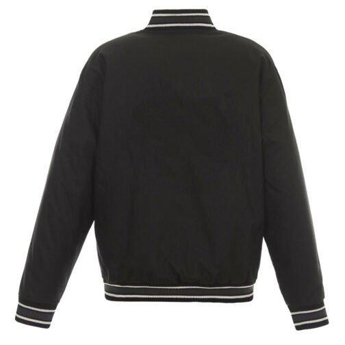 Charlotte Hornets Black Poly Twill Jacket - Image 2
