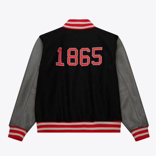 Clark Atlanta University Panthers Homecoming Black Varsity Jacket - Image 2