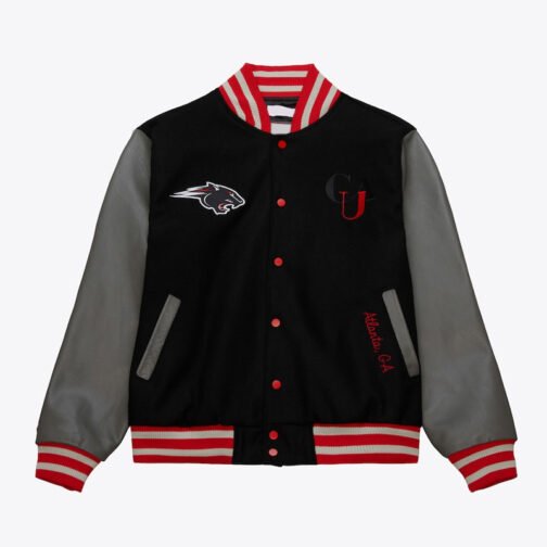 Clark Atlanta University Panthers Homecoming Black Varsity Jacket