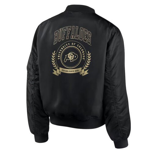 Colorado Buffaloes Black Bomber Full-Zip Jacket - Image 2