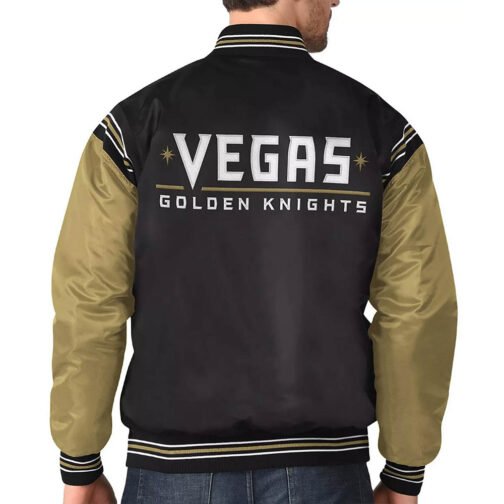 Black/Gold Vegas Golden Knights Enforcer Jacket - Image 2