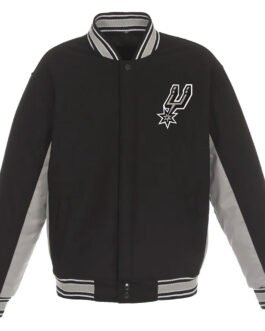Black/Gray San Antonio Spurs Jacket