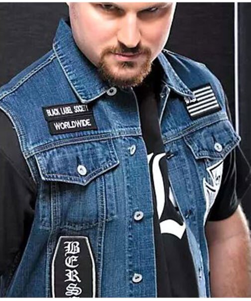 BLS Biker Denim Vest - Image 5