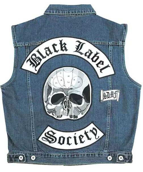 BLS Biker Denim Vest - Image 2