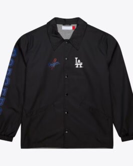 LA Dodgers Black Coaches Jacket