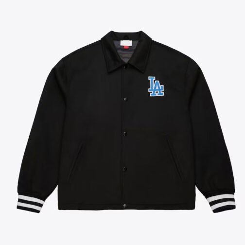 LA Dodgers Oversweep Black Varsity Wool Jacket
