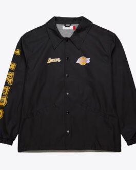 LA Lakers Black Coaches Jacket