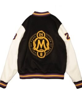 LA Lakers Black Mamba Hall of Fame Kobe Bryant Varsity Jacket