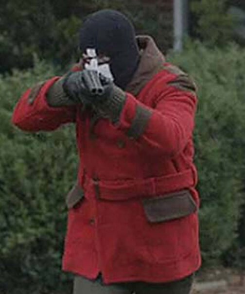 Lee Nicholas Harris Black Mirror Red Coat - Image 2