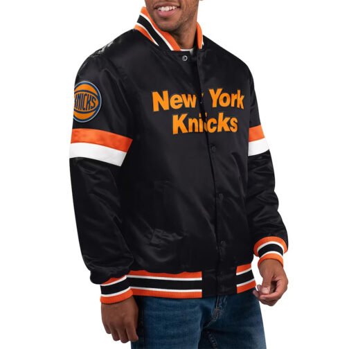 Home Game New York Knicks Black Jacket
