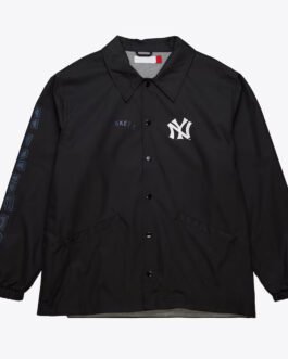 New York Yankees Black Coaches Jacket