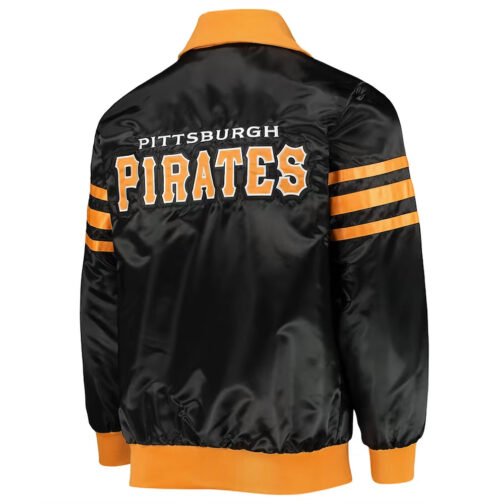Black Pittsburgh Pirates The Captain II Jacket - Image 2
