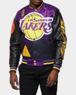 Black Pyramid Los Angeles Lakers Jacket