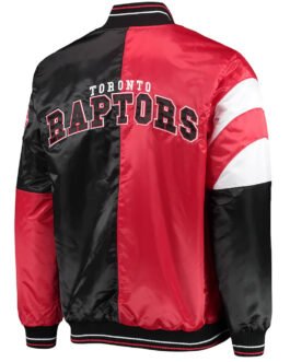 Black/Red Toronto Raptors NBA 75th Anniversary Jacket