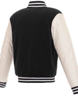 Jacksonville Jaguars Black/White Two-Tone Varsity Jacket