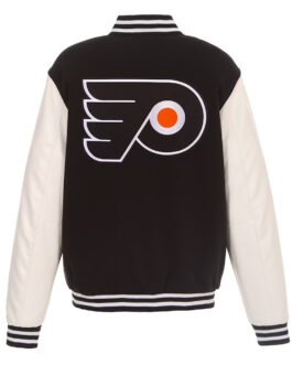 Philadelphia Flyers Black/White Varsity Jacket