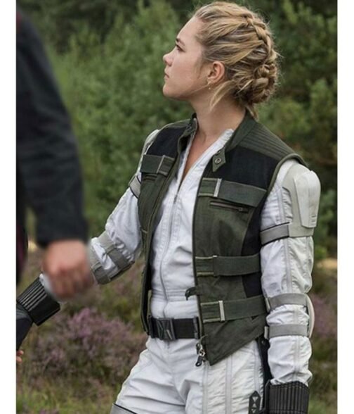Black Widow Yelena Belova Green Cotton Vest - Image 4