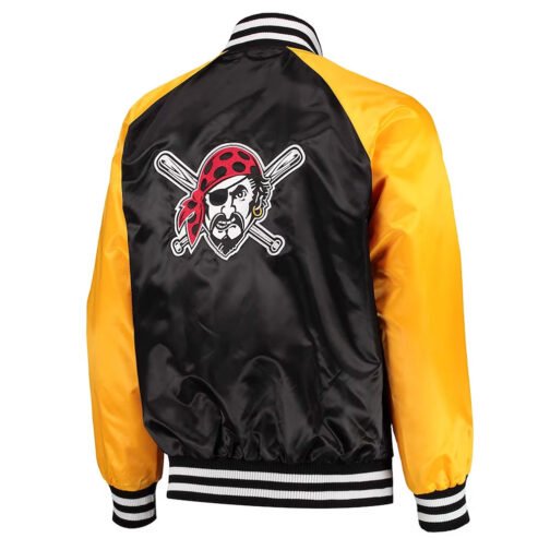 Black/Yellow Pittsburgh Pirates Lead Off Jacket - Image 2