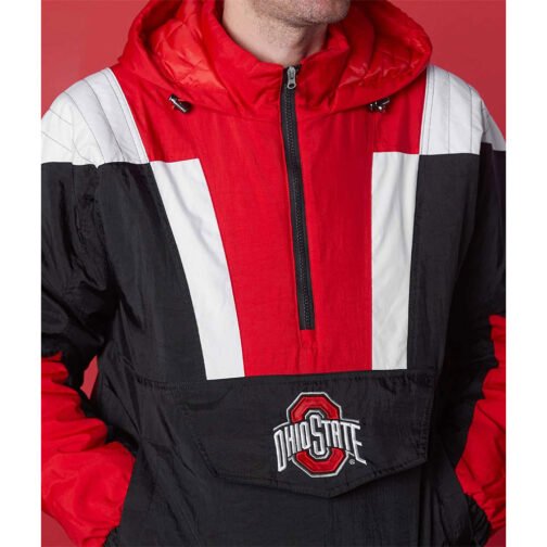 Ohio State Buckeyes Blackout Pullover Jacket - Image 3