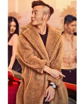 Kane Lim Bling Empire Brown Fur Coat