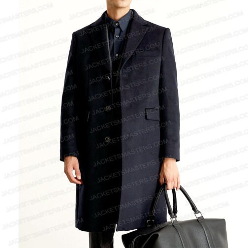 Blood & Treasure Michael James Shaw Black Coat - Image 3