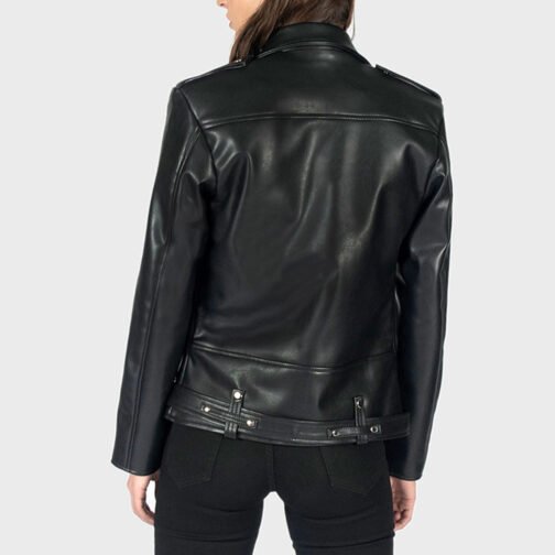 Blood Red Commando Leather Jacket - Image 6