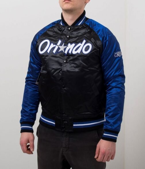 Varsity Orlando Magic Satin Jacket - Image 4