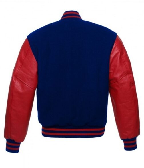 Letterman Blue Wool and Red Jacket - Image 2